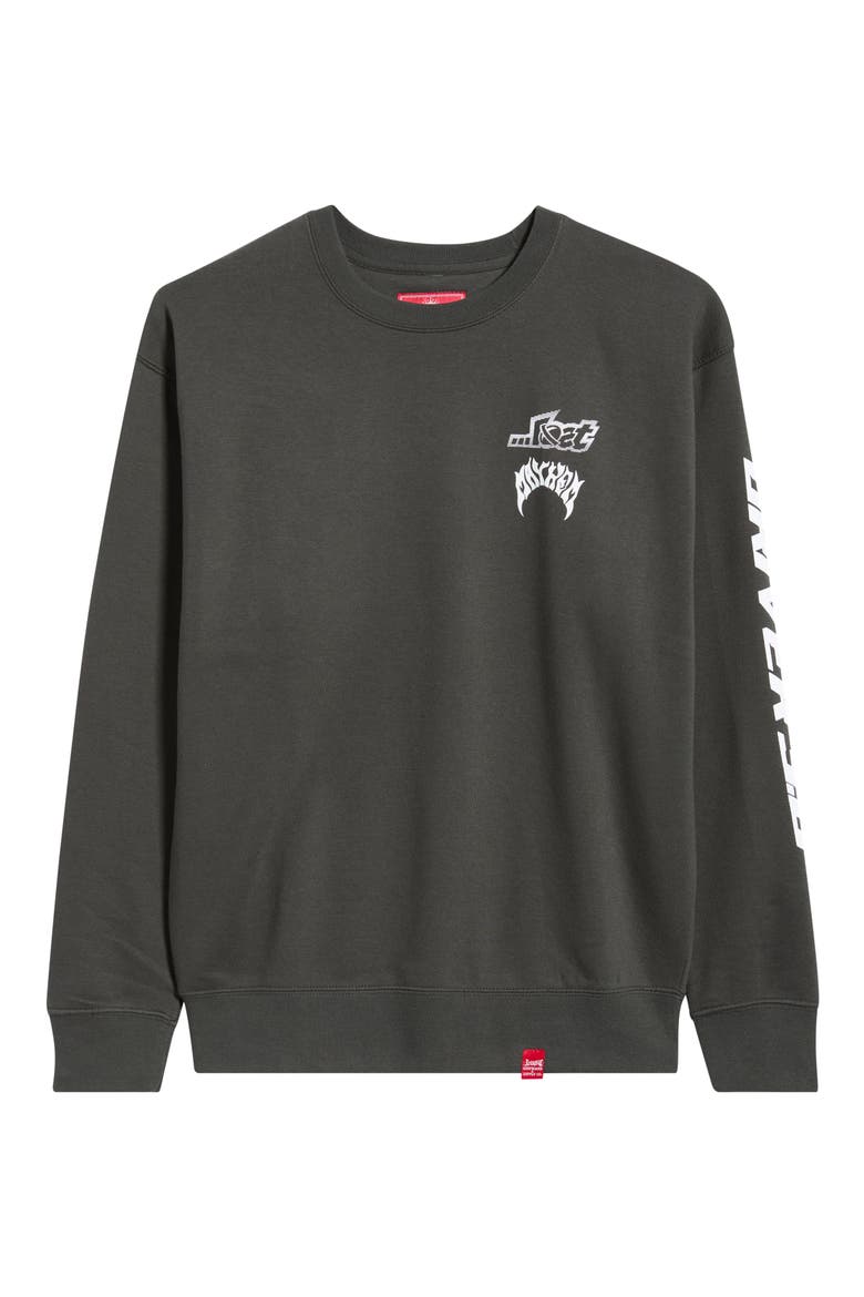 Driver 3.0 Graphic Cotton Blend Sweatshirt, Main, color, VINTAGE BLACK