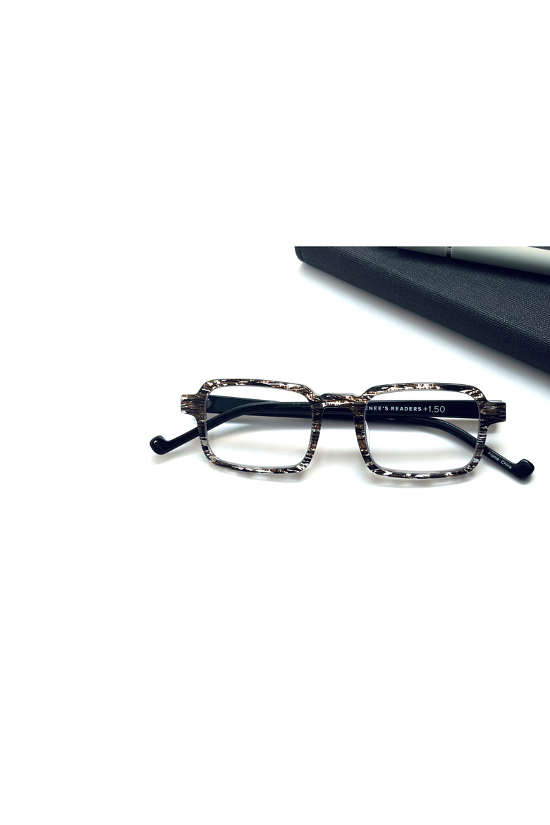 Marc Computer Blue Light Reading Glasses, Alternate, color, Brown and Black