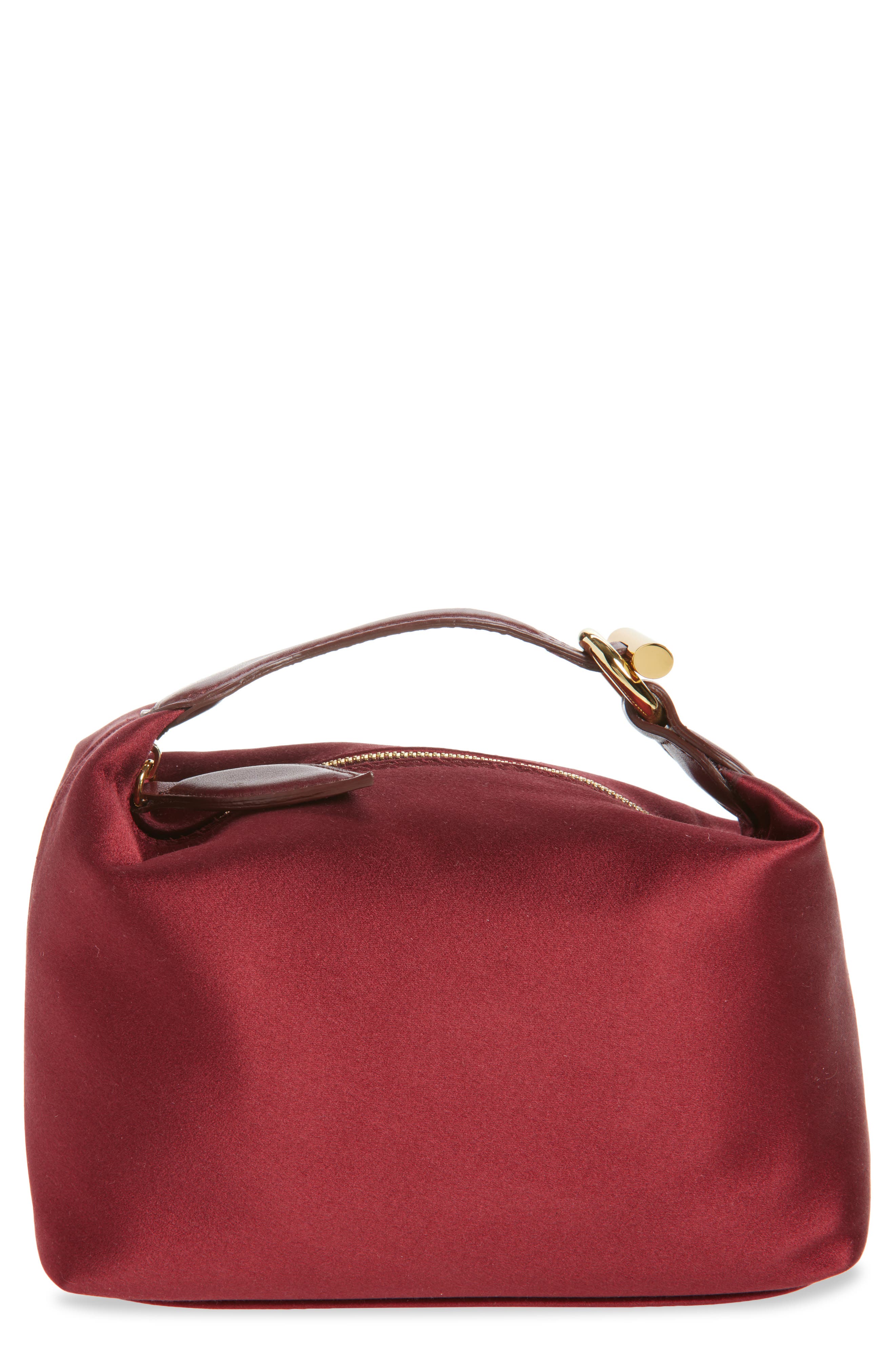 LIFFNER Micro Pillow Pouch in Maroon 