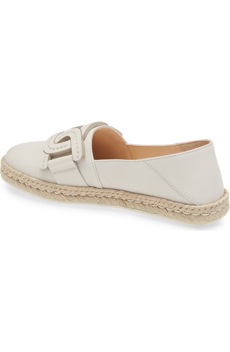 Tod's Kate Chain Detail Convertible Espadrille Flat, Alternate, color,