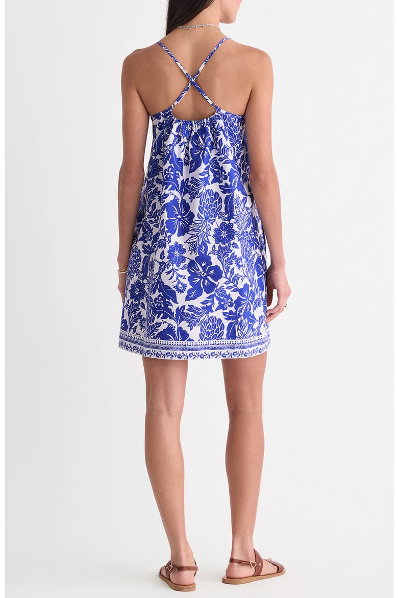 Floral Cotton Blend Cover-Up Dress, Alternate, color, PARADISE PRINT WHITE