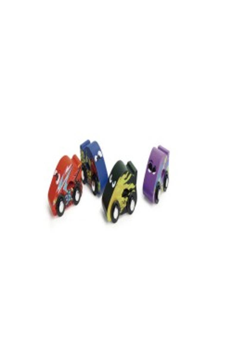 Wooden Racing car - Development Learning Toys, Alternate, color, Purple