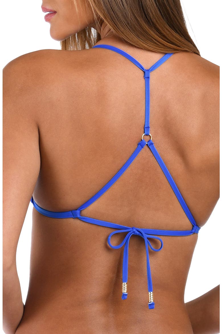 Jewel Triangle Slider Bikini Top, Alternate, color, MARINA