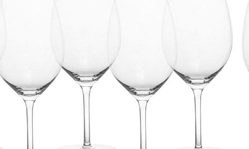 Schott Zwiesel Banquet Set Of 6 Bordeaux Red Wine Glasses In Transparent