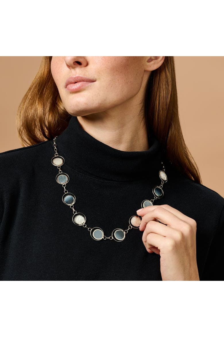 Moon Phase Necklace, Alternate, color, Multi Color