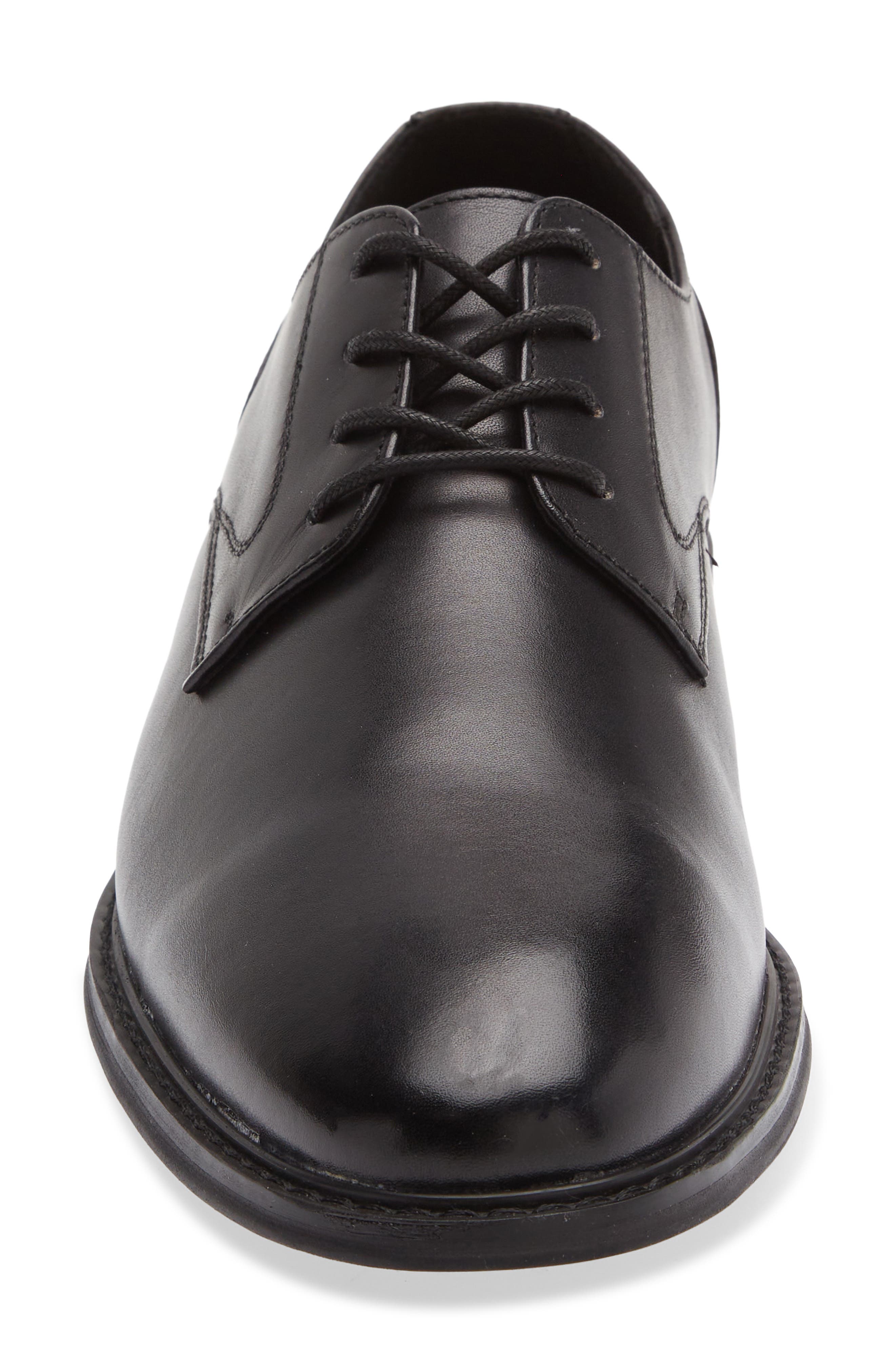 Sam Plain Toe Derby, Alternate, color, BLACK