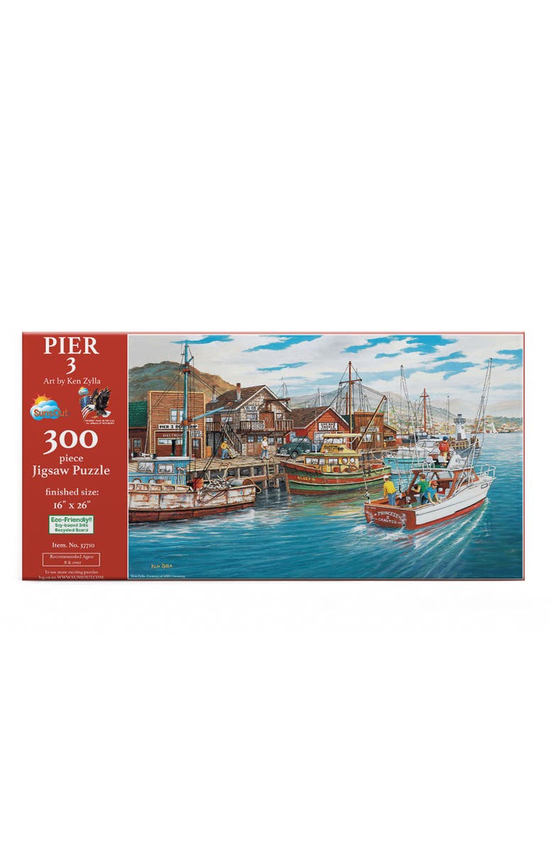 Sunsout Pier 3 300 piece Jigsaw Puzzle for Adults, Alternate, color, Multicolor