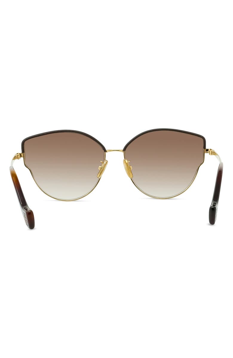 Loewe 60mm Gradient Butterfly Sunglasses, Alternate, color, 