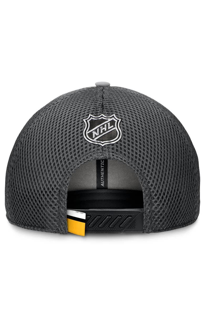 FANATICS Men's Fanatics Gray Pittsburgh Penguins Authentic Pro Home Ice Trucker Adjustable Hat, Alternate, color, Gray