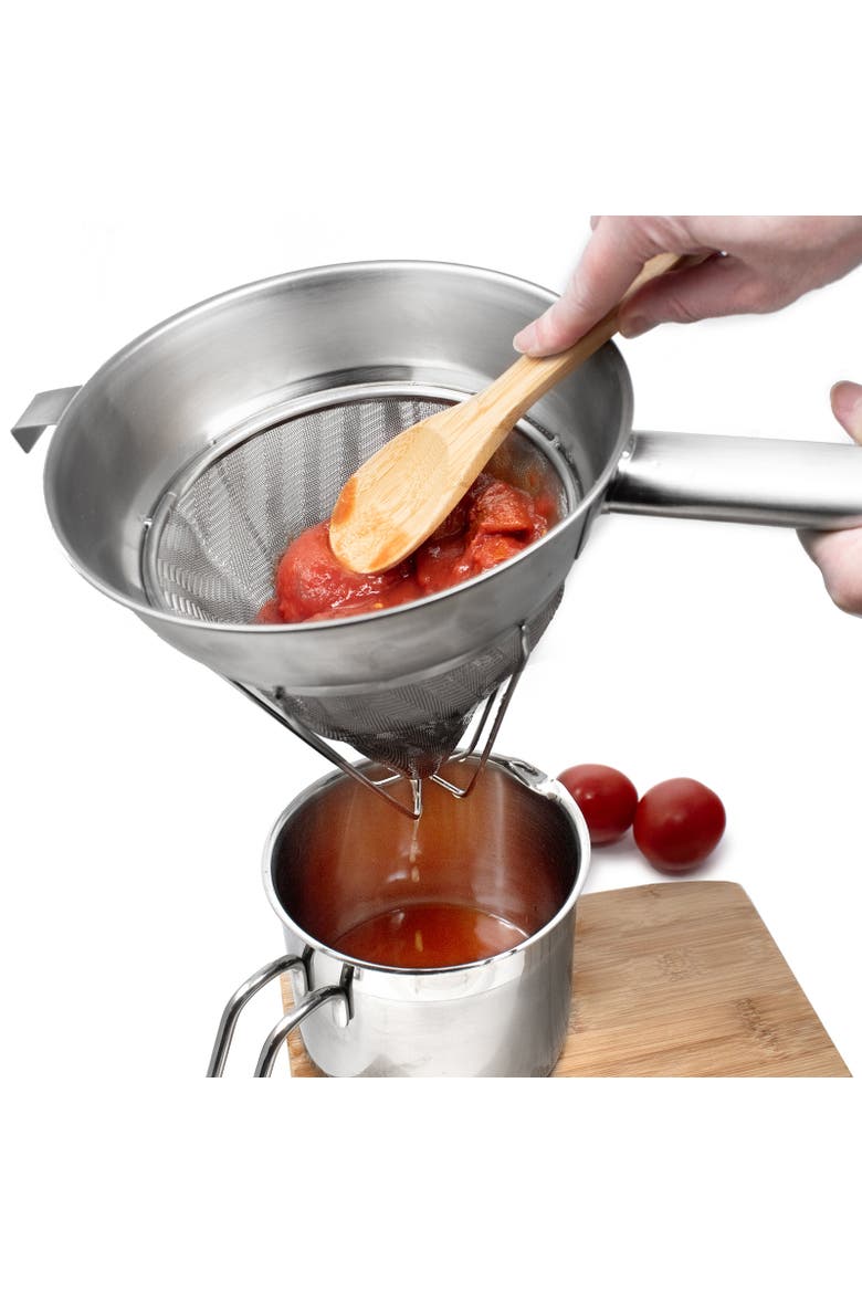 Stainless Steel Chinois/China Cap Strainer, Alternate, color, Silver