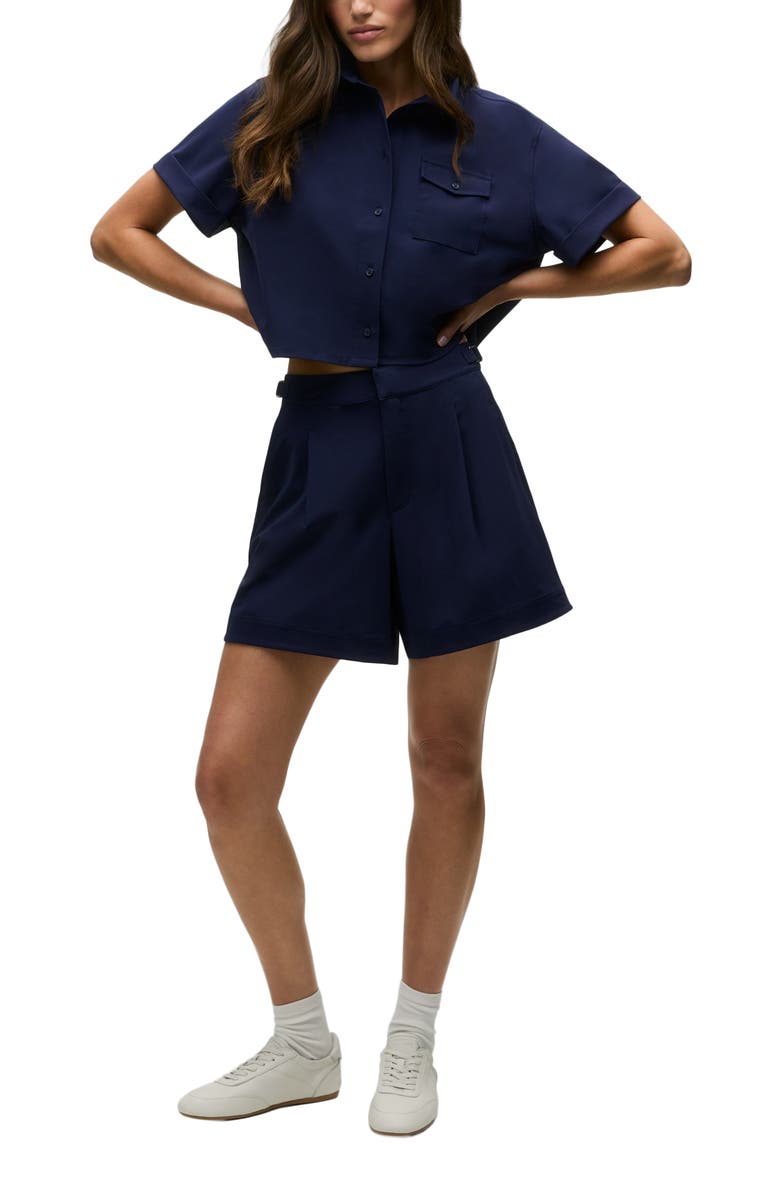Greyson Phoenix Stretch Shorts, Alternate, color, Maltese Blue