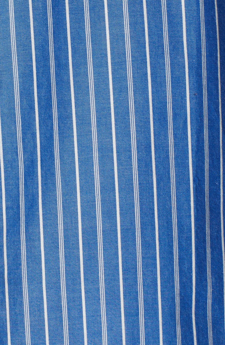 Madewell Courier Stripe Button Back Shirt, Alternate, color,