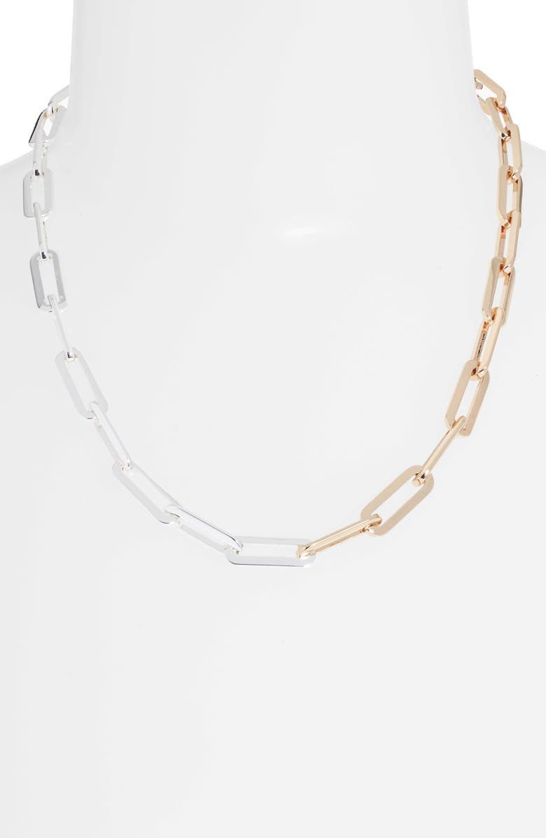JENNY BIRD Stevie Two Tone Chain Necklace, Alternate, color, 