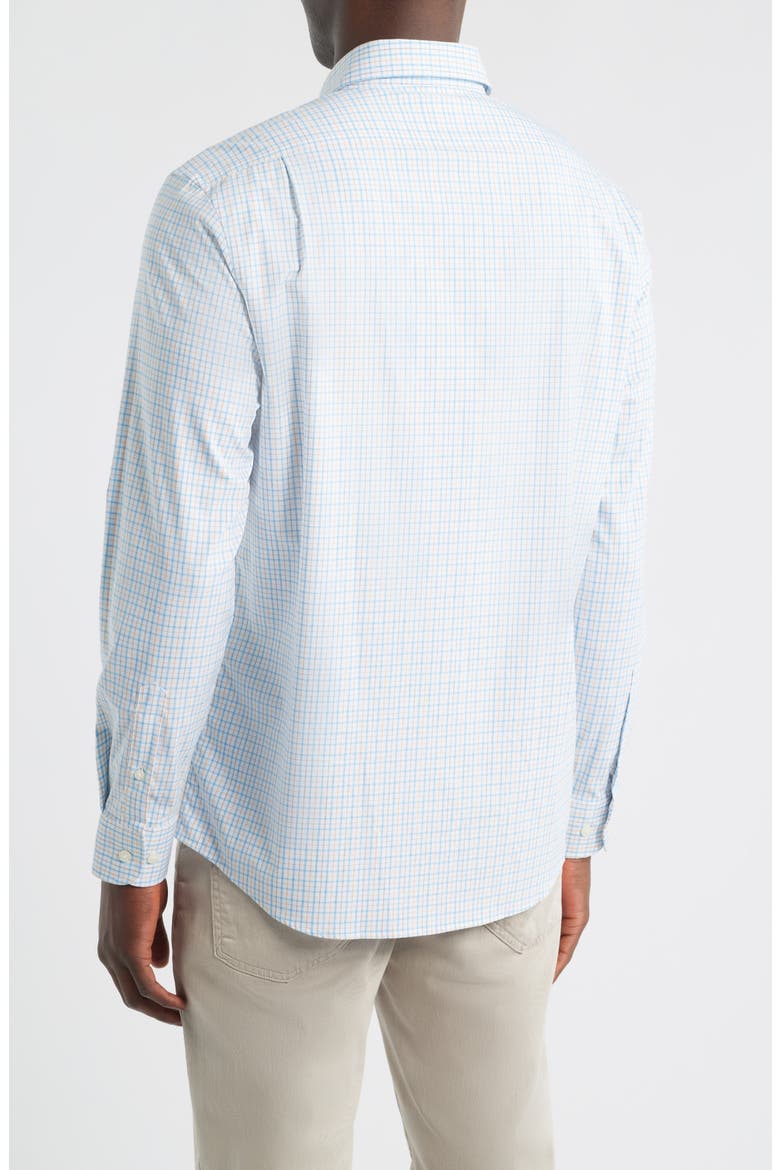 Briney Tattersall Check Everyday Performance Button-Up Shirt, Alternate, color, LAPIS