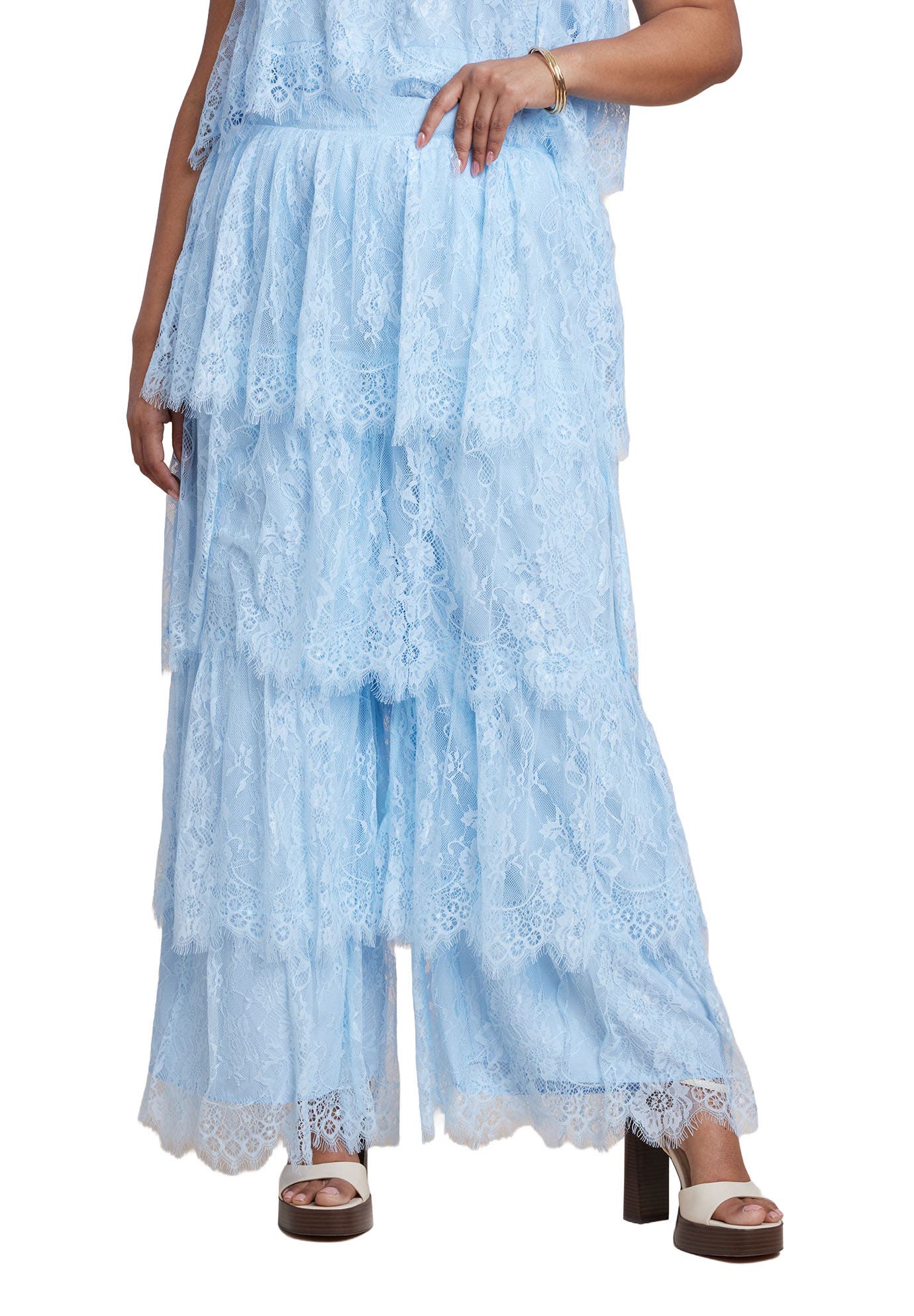 Tiered Lace Pant
