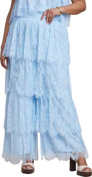 ELOQUII Tiered Lace Pant