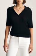 Mavi Jeans Short Sleeve Polo Sweater
