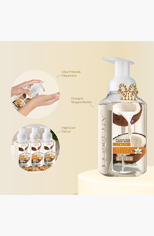 Lovery Foaming Hand Soap Pack Of 3 In Vanilla Coconut