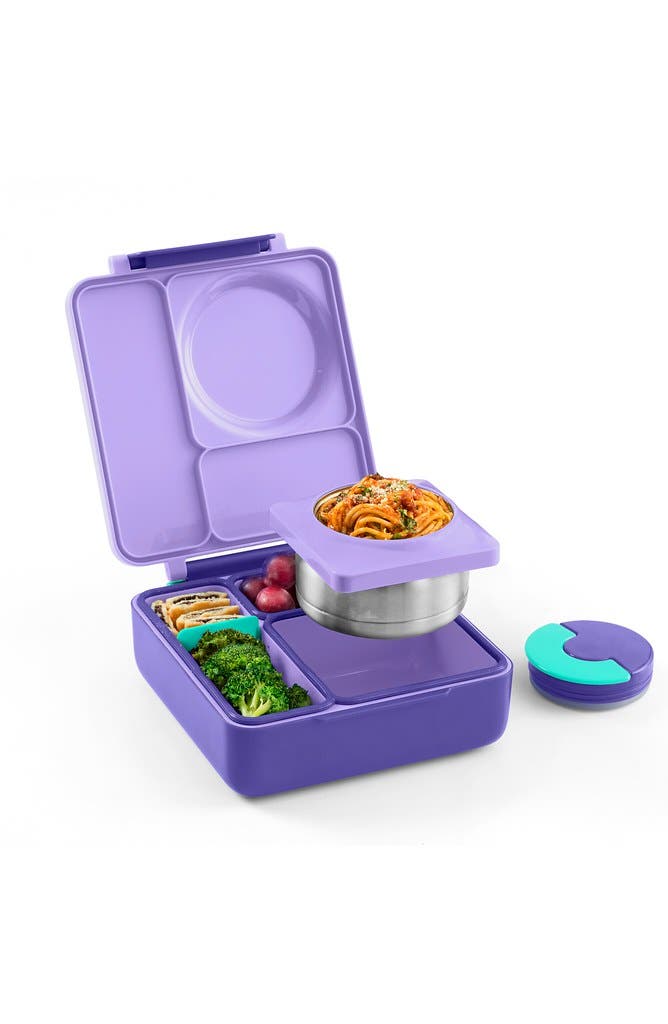 OMIE Box Bento Lunch Box for Kids in Purple Plum 
