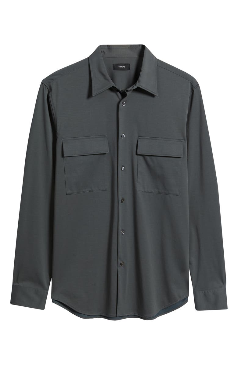 Theory Noll Long Sleeve Button-Up Shirt, Main, color, Pestle
