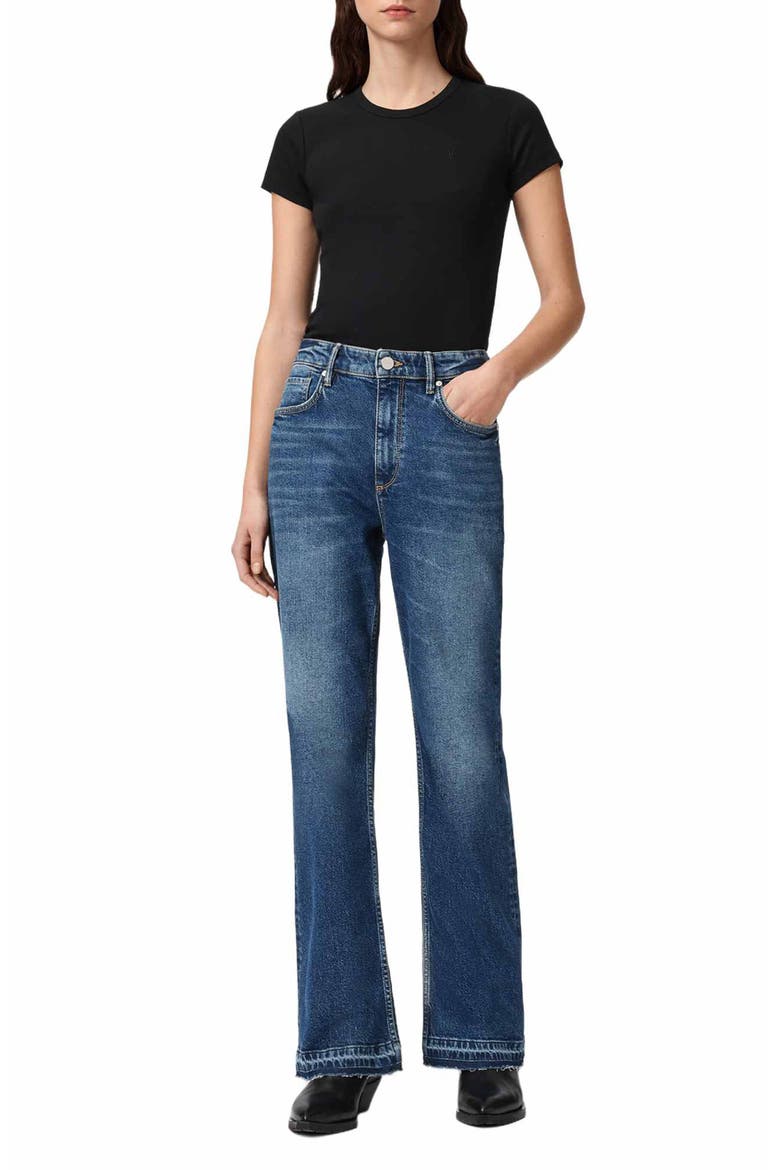 Fable Bootcut Jeans, Alternate, color, MID INDIGO