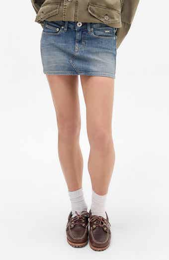 BDG Urban Outfitters Striped Denim Miniskirt