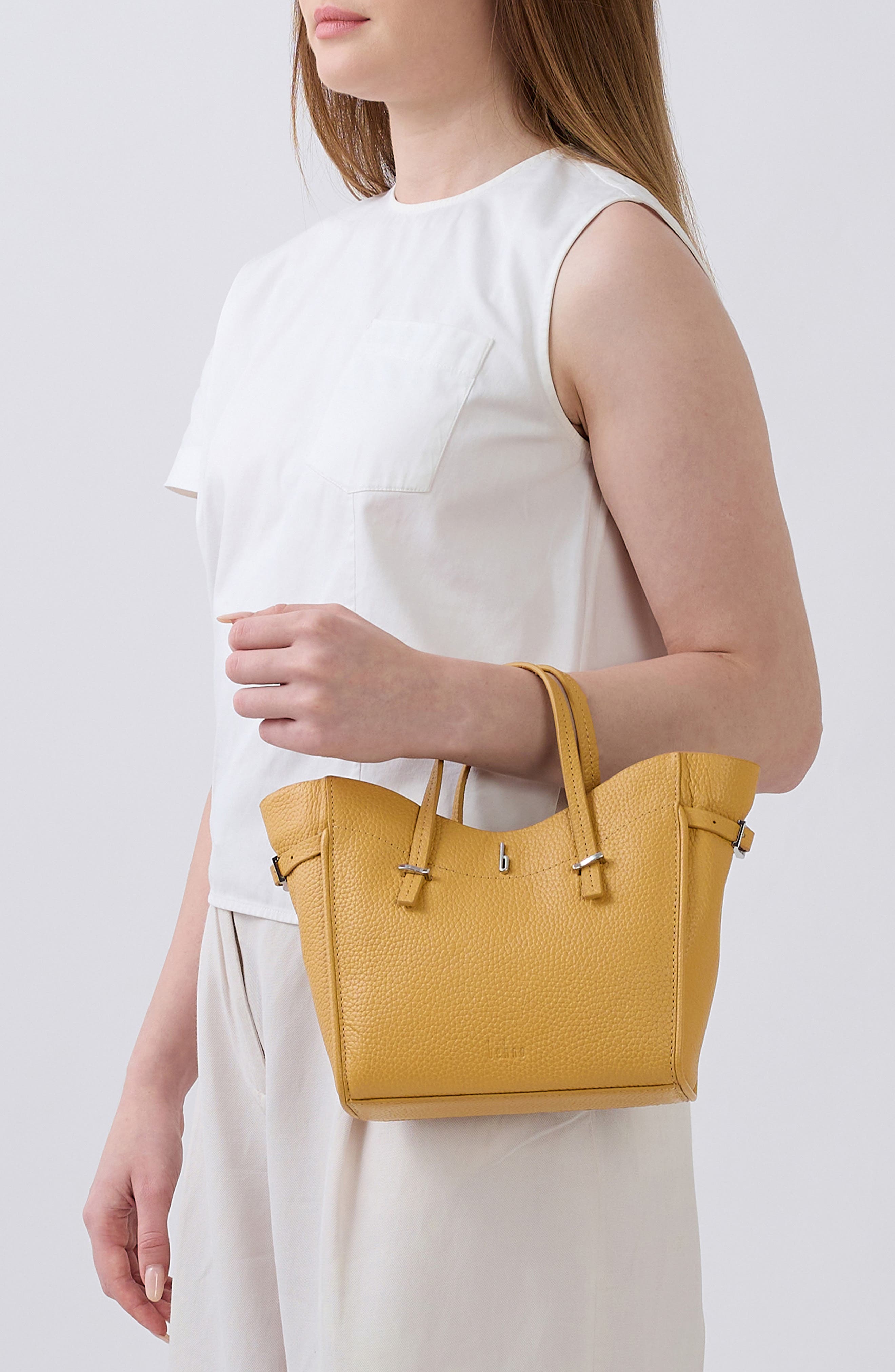 Mini Greta Crossbody Tote, Alternate, color, BISQUE