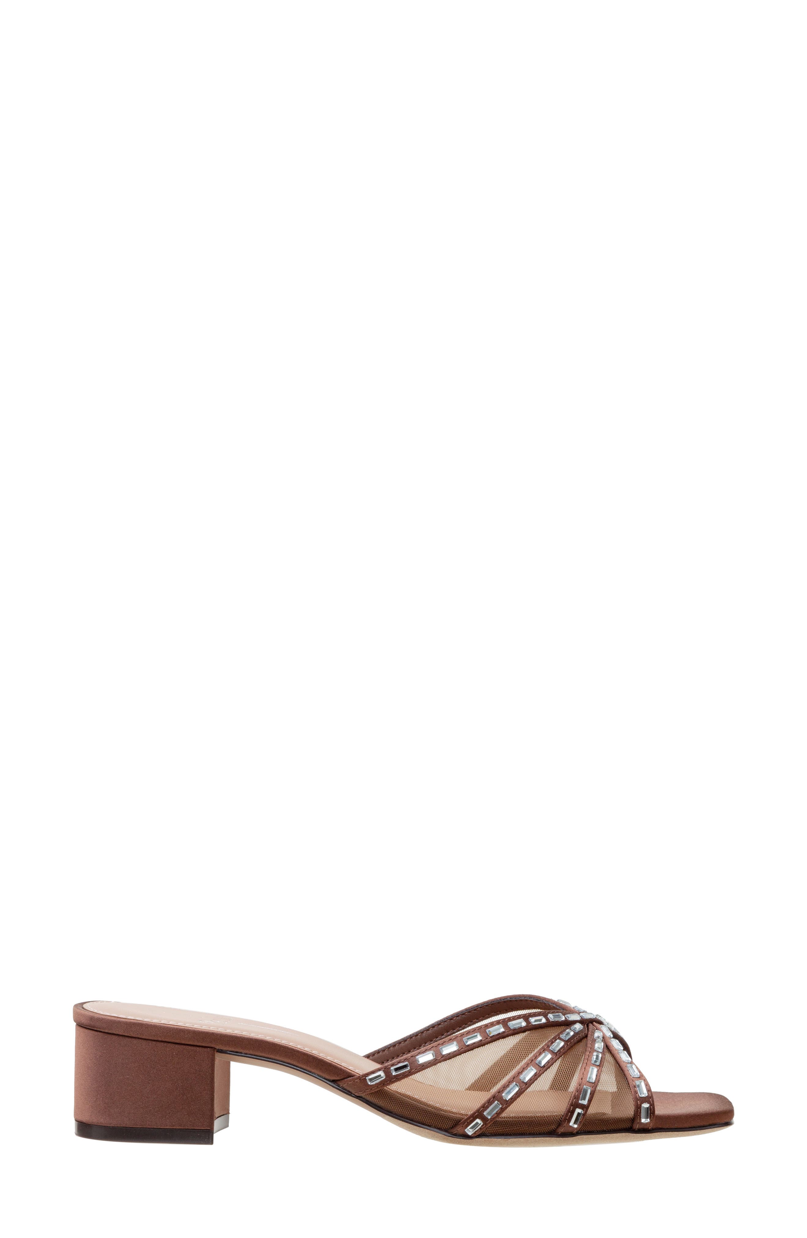 Linea Paolo Ivona Slide Sandal, Alternate, color, Chocolate
