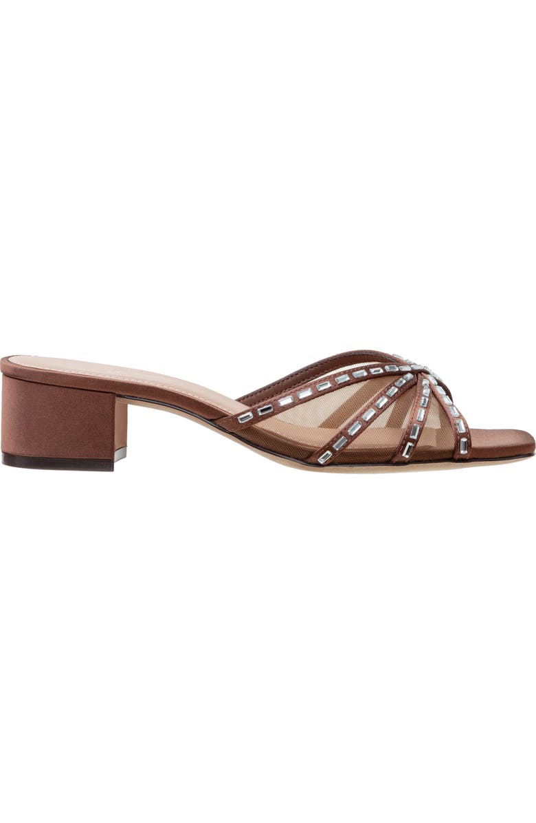 Linea Paolo Ivona Slide Sandal, Alternate, color, Chocolate