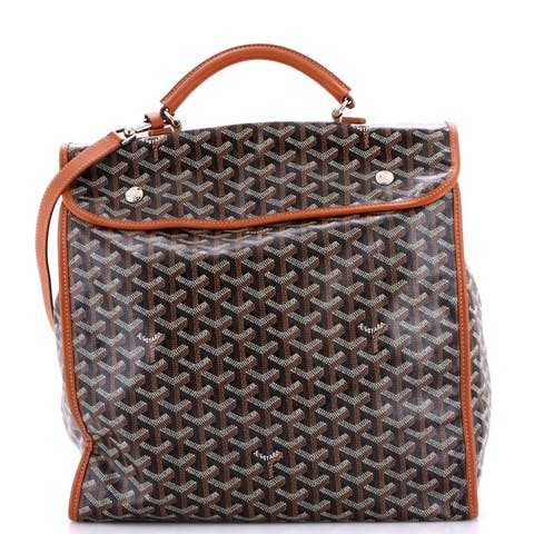 Saint Leger Briefcase Backpack Coated Canvas