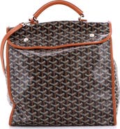 Pre-Owned Goyard Saint Leger Briefcase Backpack Coated Canvas