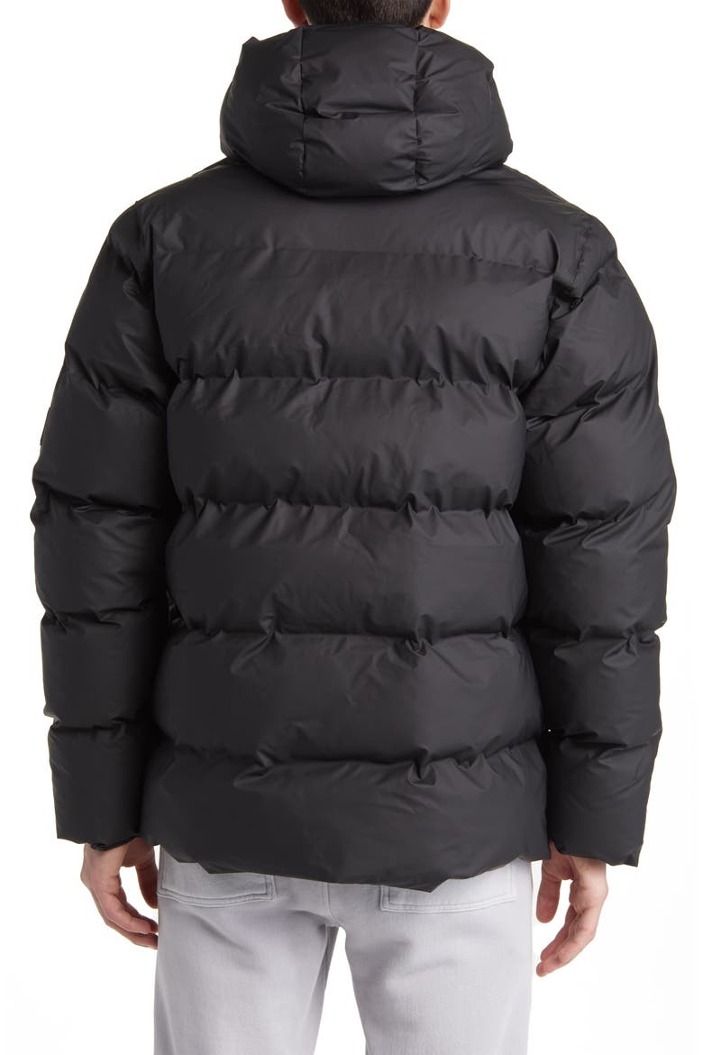 Alta Waterproof Hooded Puffer Jacket, Alternate, color, BLACK