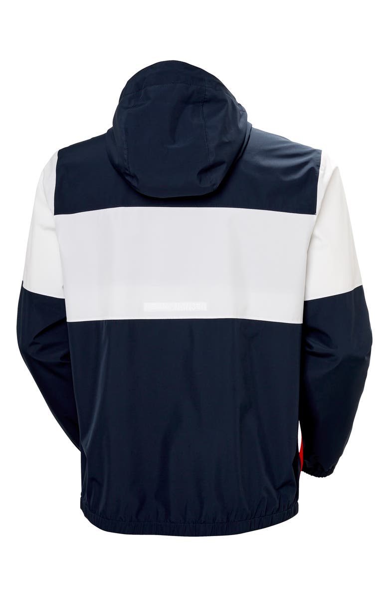 Helly Hansen Koster Waterproof Rain Jacket, Alternate, color, Navy