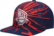 Mitchell & Ness Men's Mitchell & Ness Navy New Jersey Nets Hardwood Classics Earthquake Snapback Hat