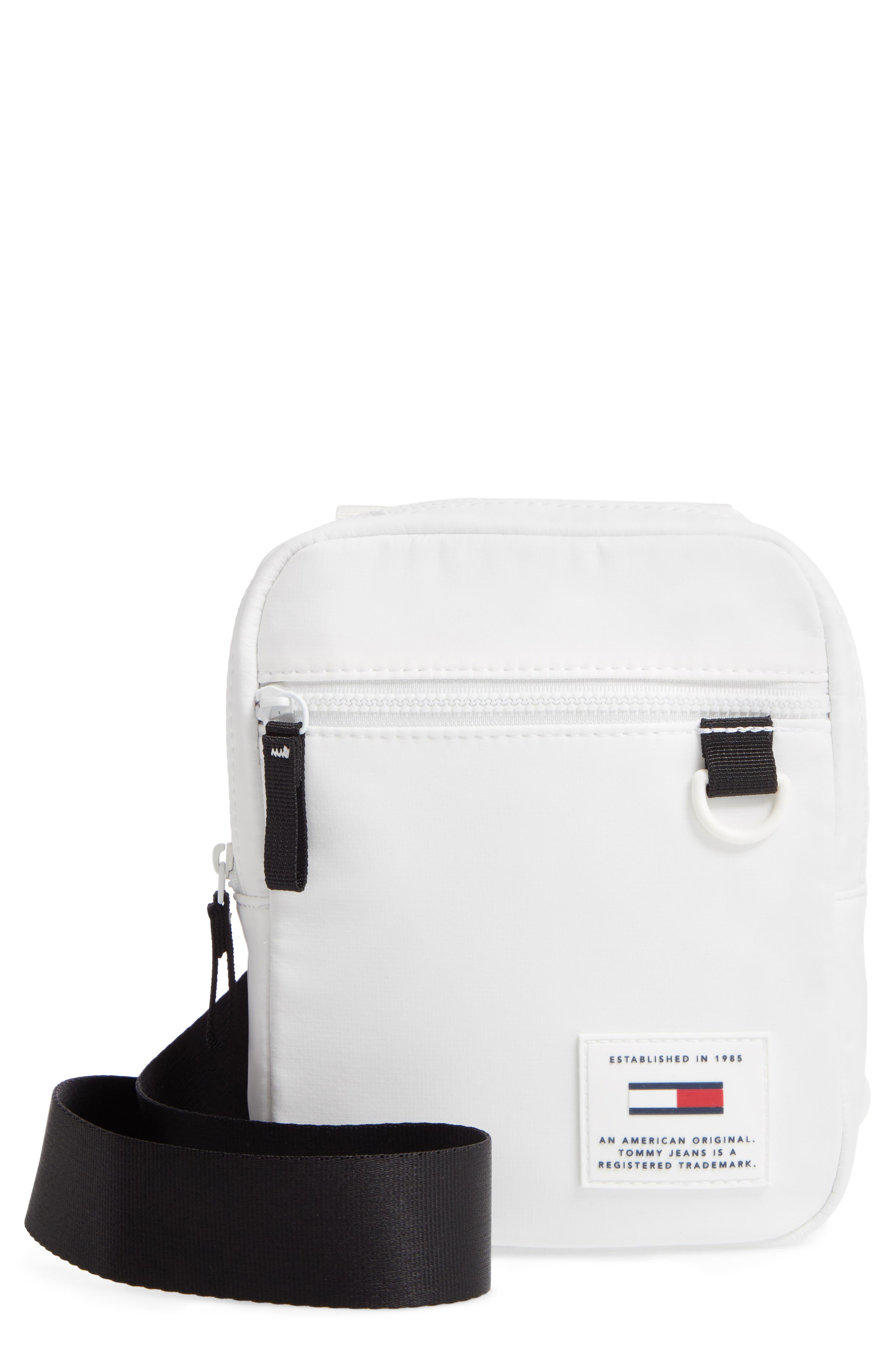 Urban Tech Reporter Crossbody Bag, Main, color, CLASSIC WHITE