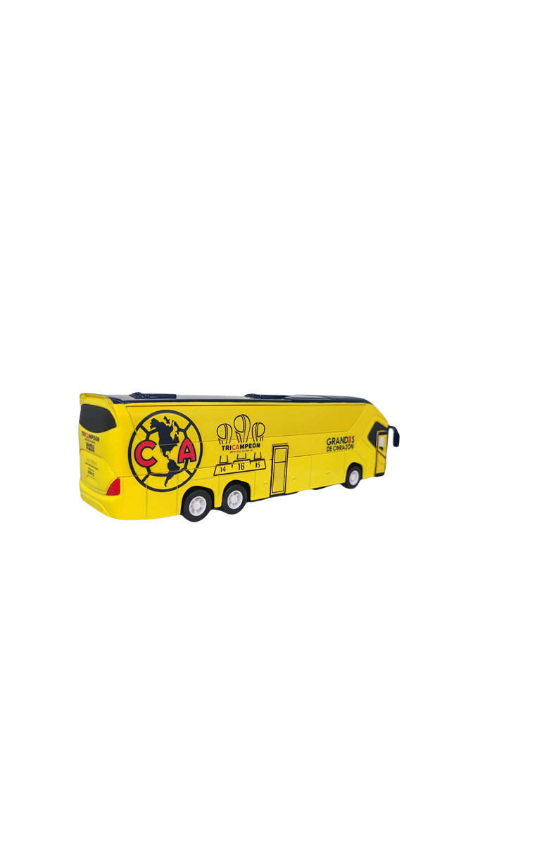Banbo Toys Soccer Bus Club America, Mexico, Alternate, color, Yellow
