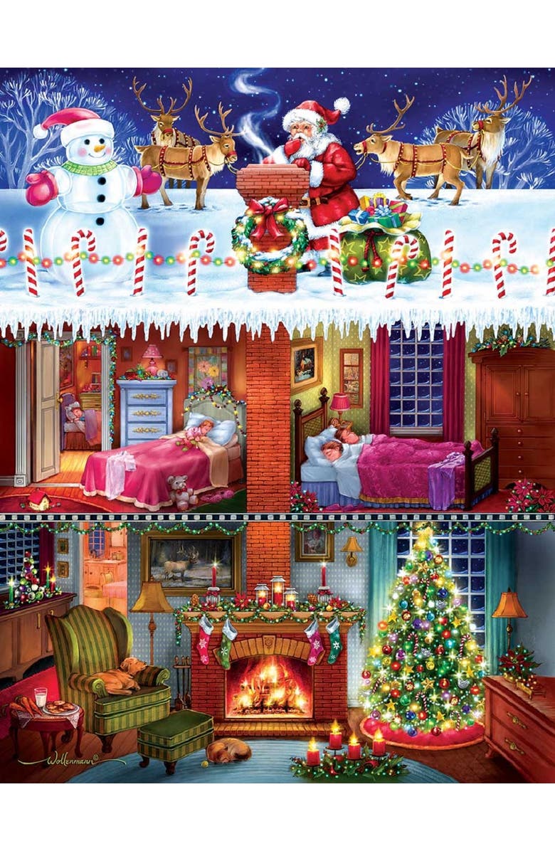 Sunsout Who's on the roof 500 piece Jigsaw Puzzle for Adults Large Pieces, Alternate, color, Multicolor