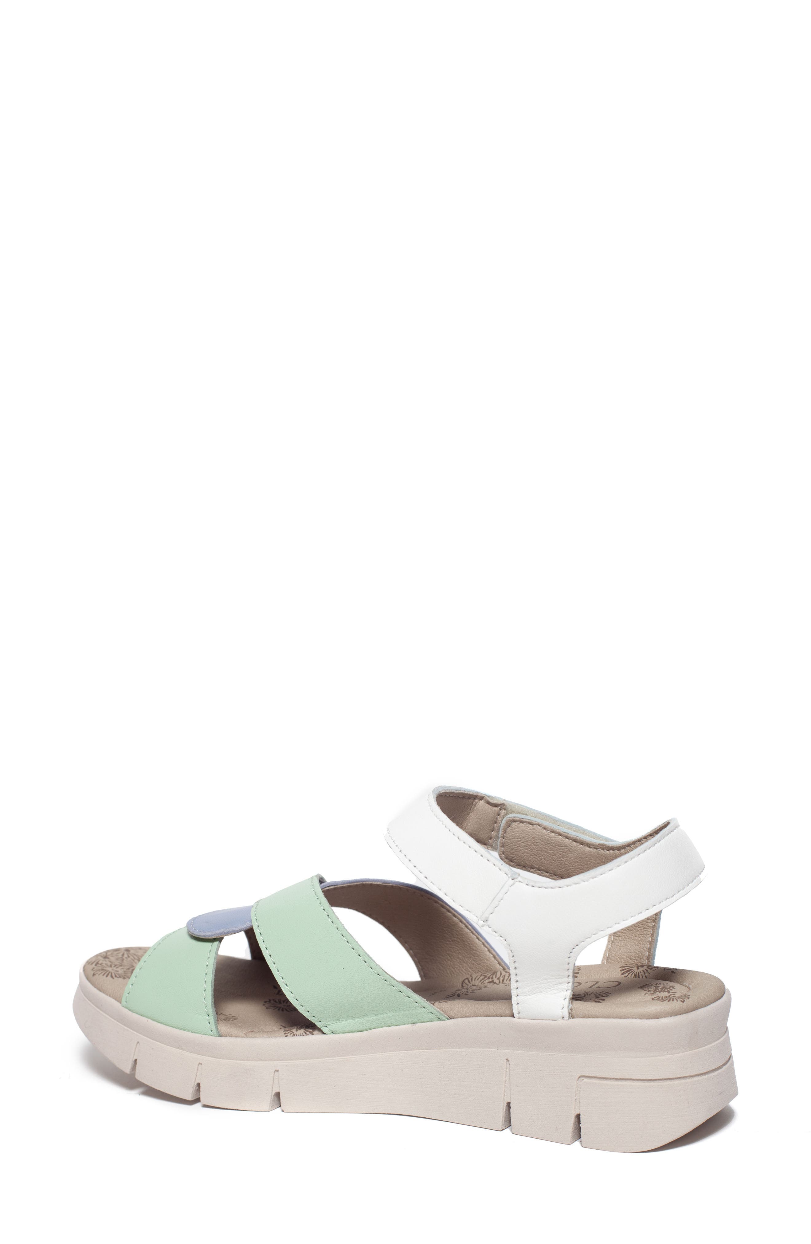 CLOUD Ivey Peep Toe Sandal, Alternate, color, 