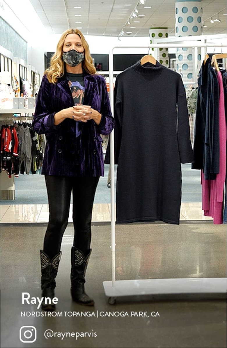 Navile Turtleneck Wool Dress, sales video thumbnail