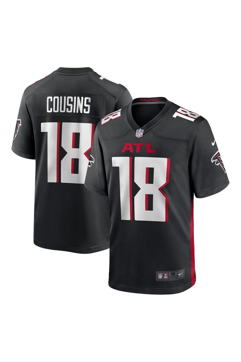 Men's Nike Kirk Cousins Black Atlanta Falcons Game Player Jersey, Main, color, Black