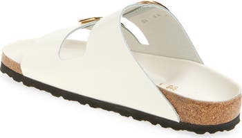Arizona Hammered Big Buckle Slide Sandal