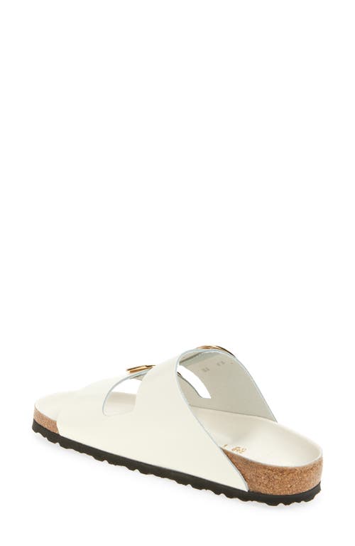 BIRKENSTOCK BIRKENSTOCK ARIZONA HAMMERED BIG BUCKLE SLIDE SANDAL