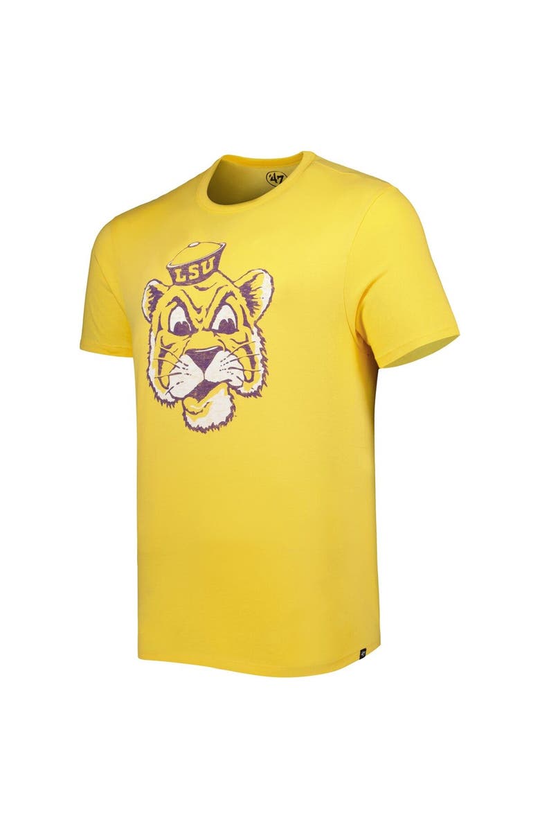 '47 Men's '47 Gold LSU Tigers Premier Franklin T-Shirt, Alternate, color, 