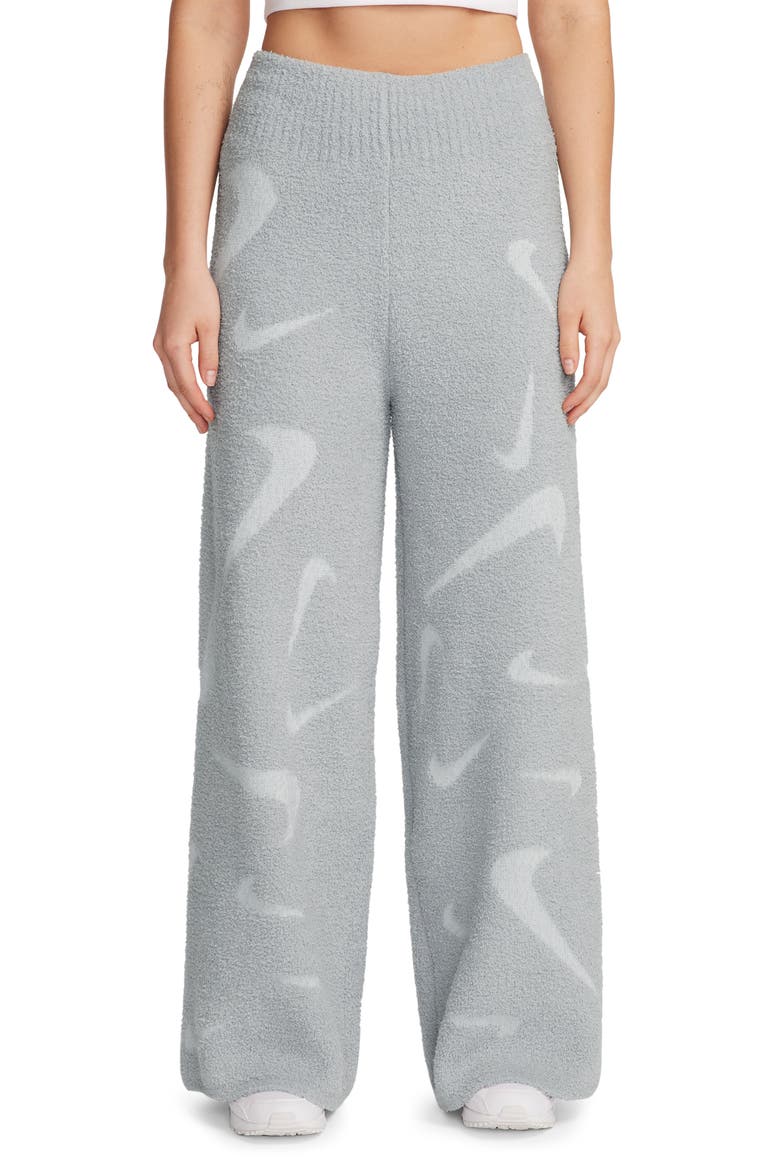 Sportswear Phoenix Cozy Bouclé Wide Leg Pants (Women) | Nordstrom