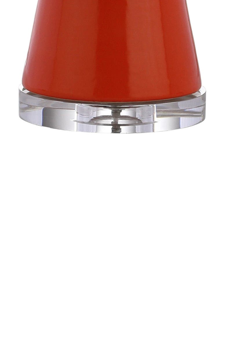 Julia 28.5" Ceramic LED Table Lamp, Alternate, color, Coral