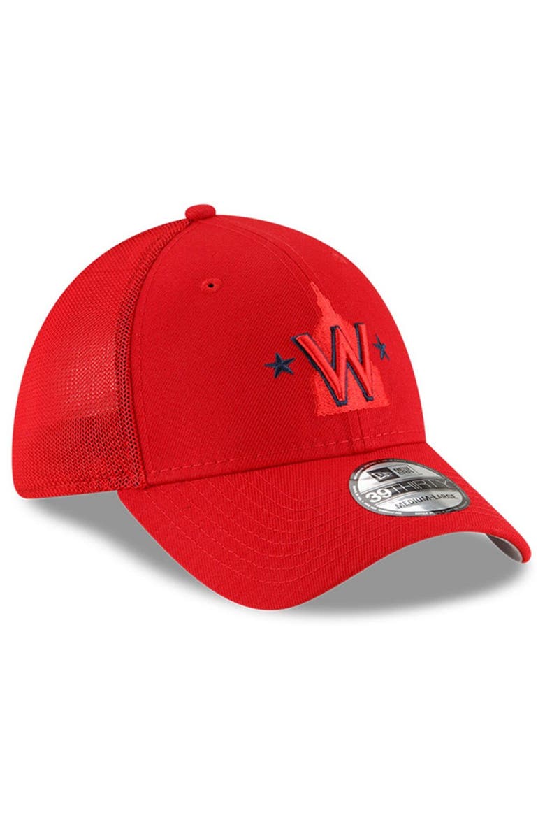 Men's New Era  Red Washington Nationals 2023 Batting Practice 39THIRTY Flex Hat, Alternate, color, Red