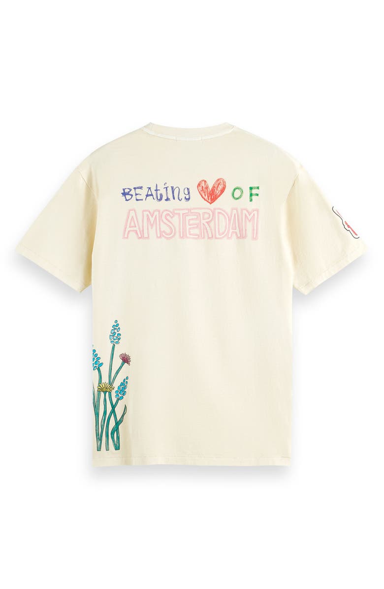 Scotch & Soda Heart of Amsterdam Organic Cotton Graphic T-Shirt, Alternate, color, 