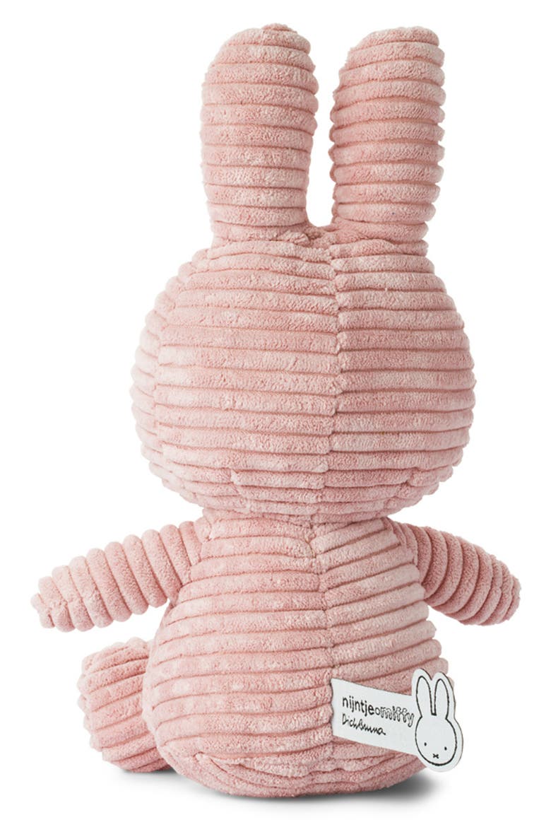x Miffy Corduroy Stuffed Animal, Alternate, color, PINK