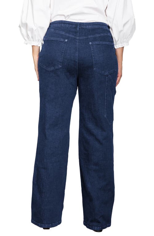 Standards & Practices Workwear High Waist Jeans In Dark Rinse