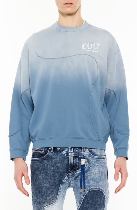 Pieced Dip Dye Sweatshirt